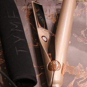 TYME hair straightener and beachy wave curling